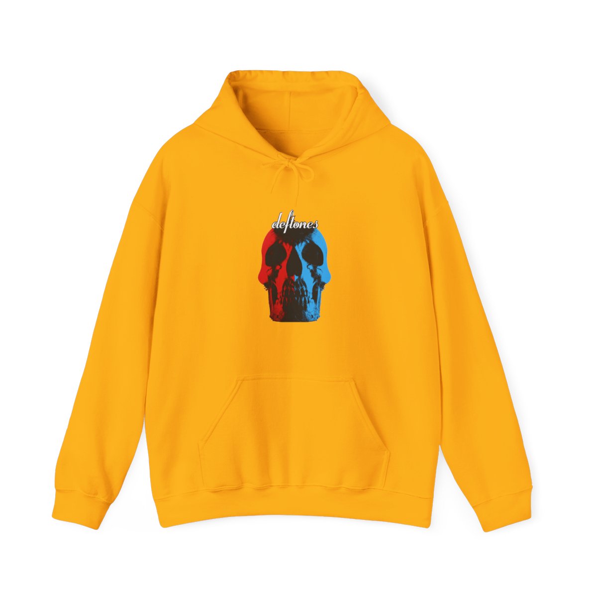 Deftones Adult Deftones Split Skull Hoodie - alternate angle 2, merchandise