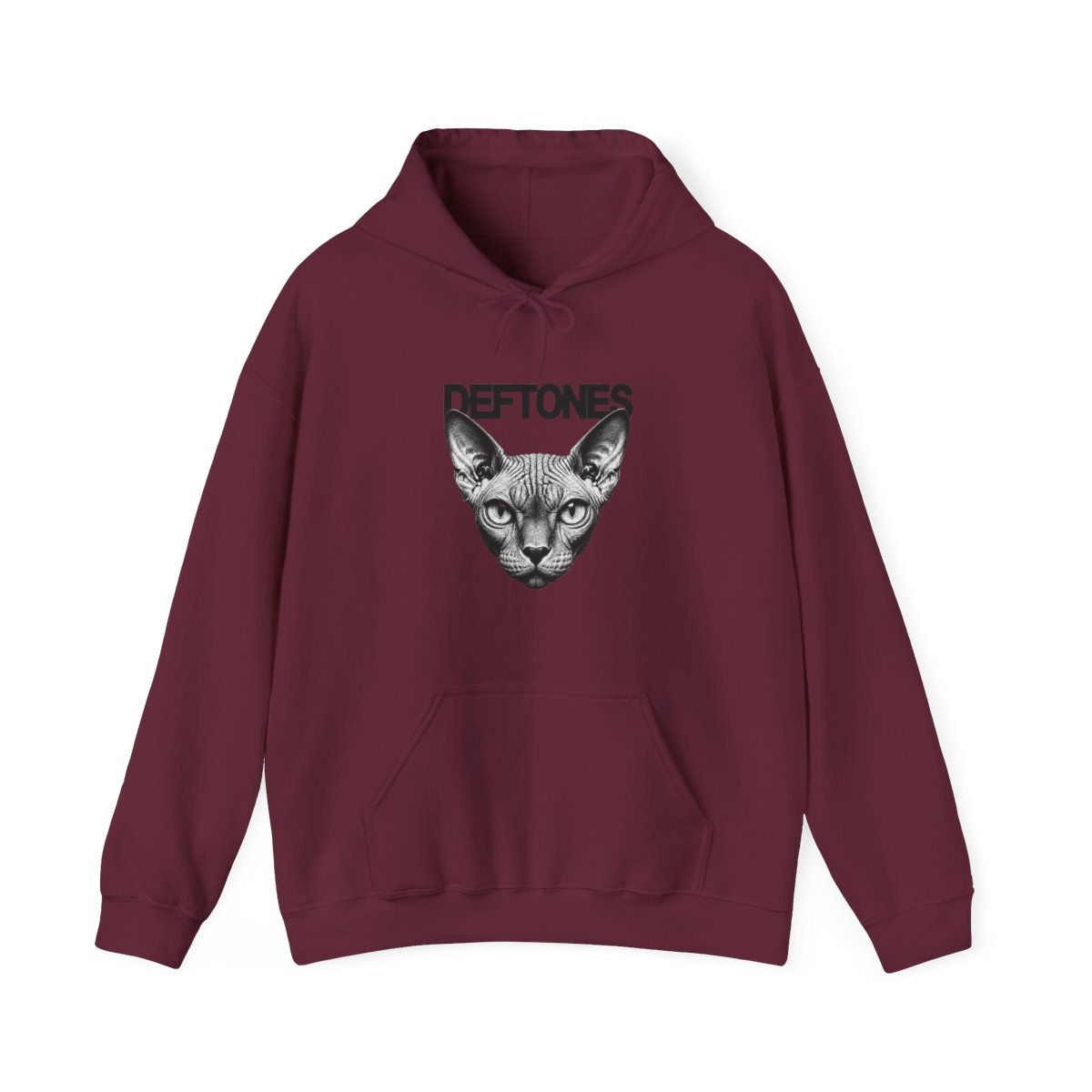 Rock Off officially licensed products Deftones Sphynx Hooded Hoodie Black - alternate angle 5, merchandise