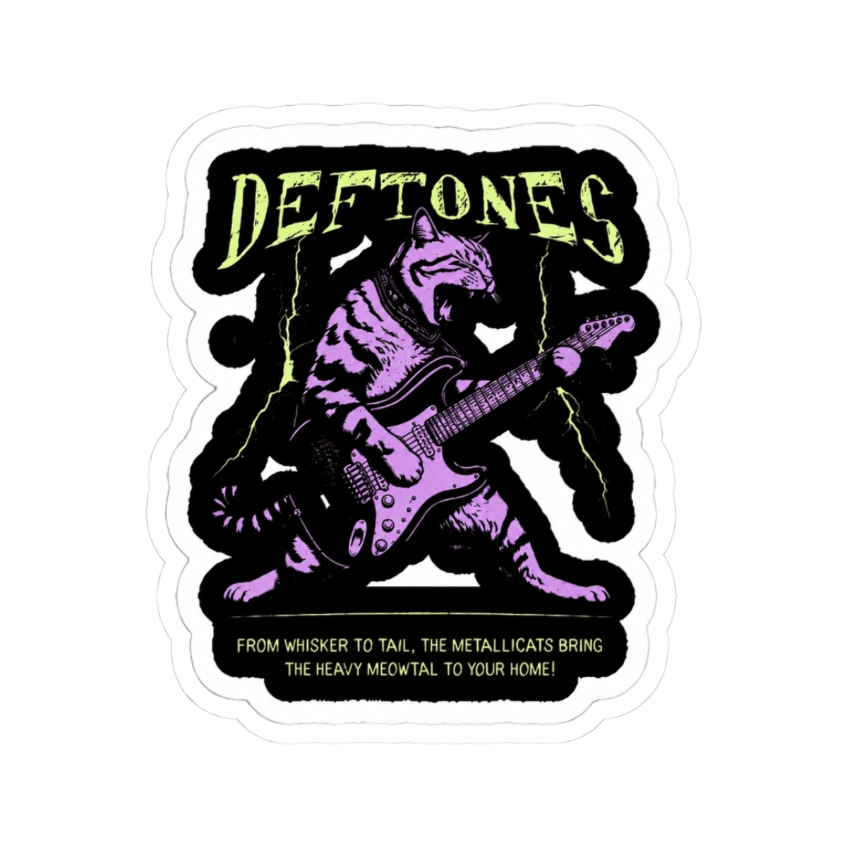 deftones cat Sticker