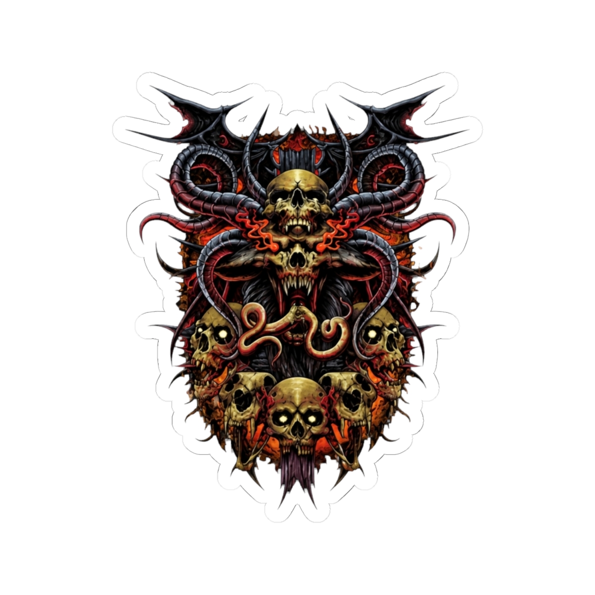 Demonic Realm Deftones Sticker - alternate angle 1, merchandise